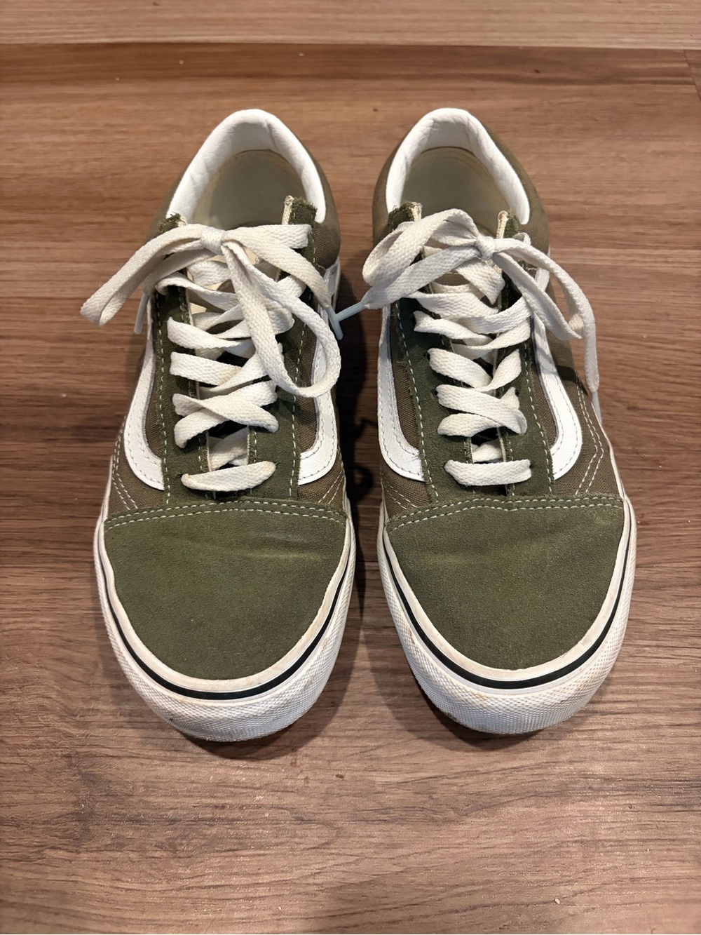 Vans Olive Green Old Skool Sneakers